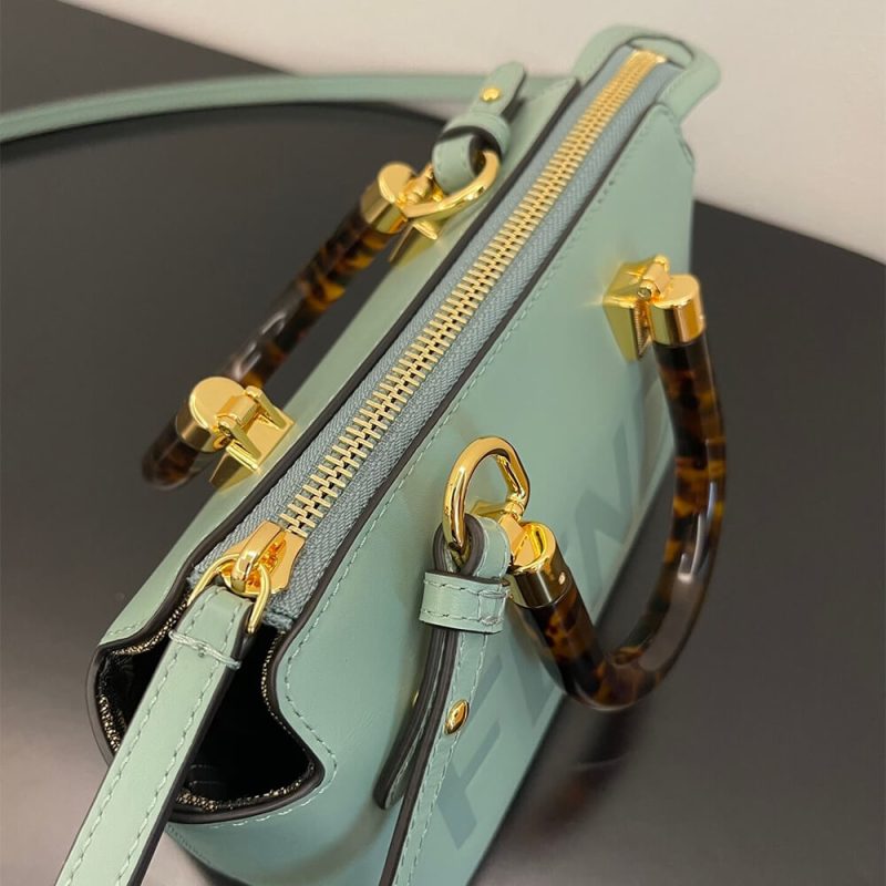 Fendi By The Way Mini Fabric Brown - Image 6