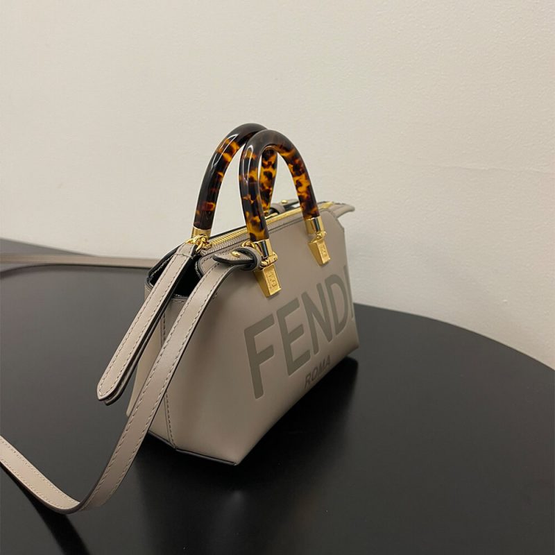 Fendi By The Way Mini Fabric Brown - Image 3