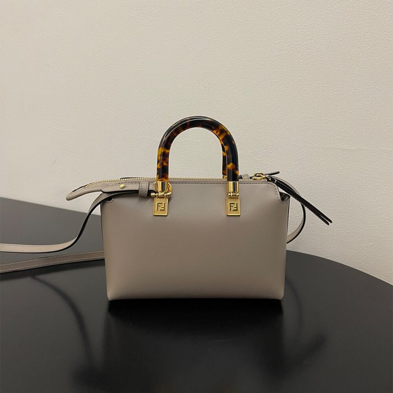 Fendi By The Way Mini Fabric Brown - Image 4