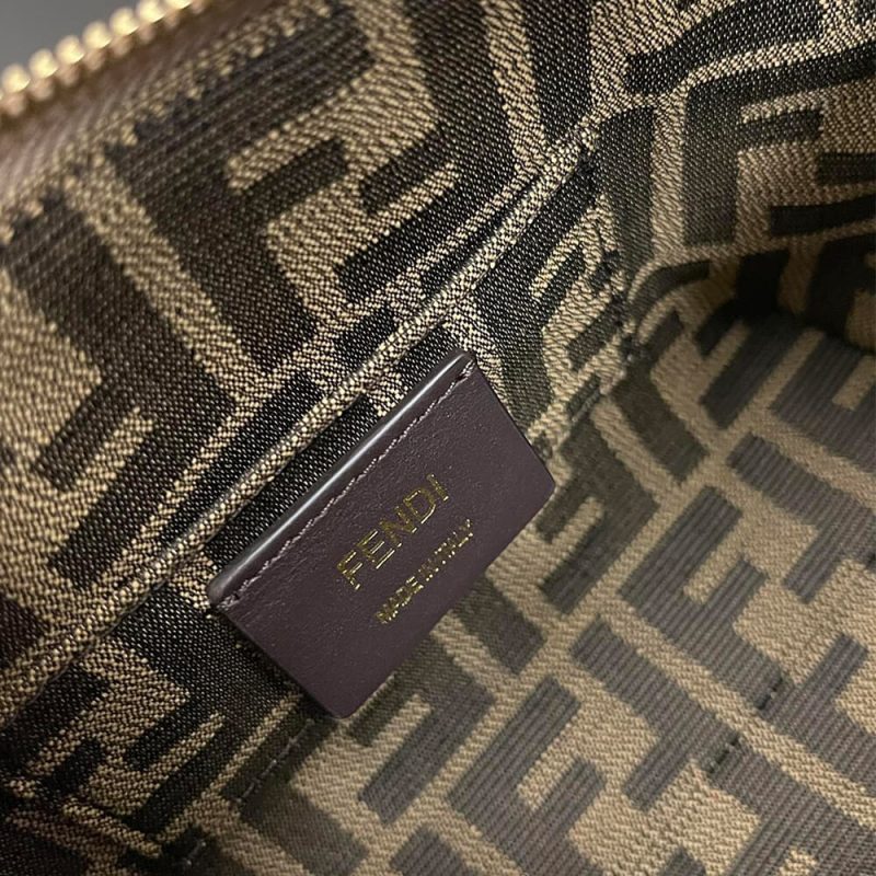 Fendi By The Way Mini Fabric Brown - Image 7