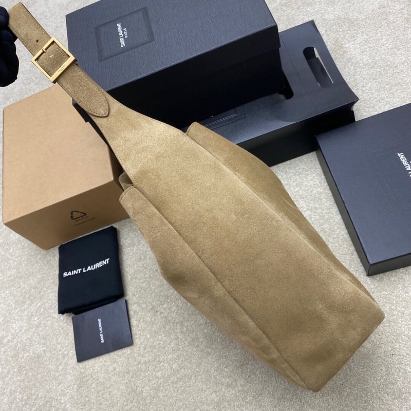YSL Large LE 5 À 7 bag in soft suede - Image 3