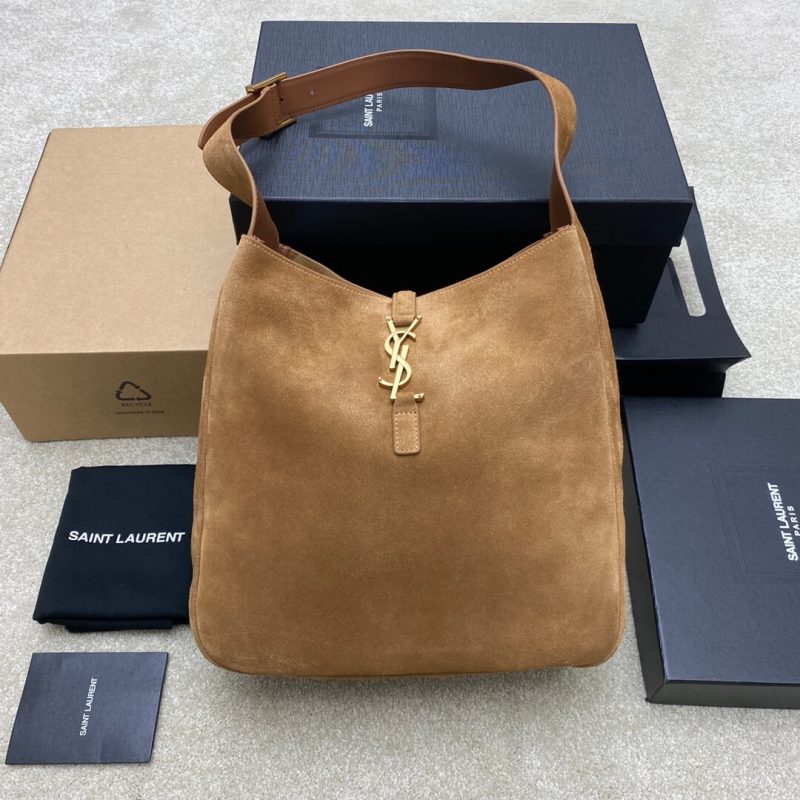 YSL Large LE 5 À 7 bag in soft suede - Image 2