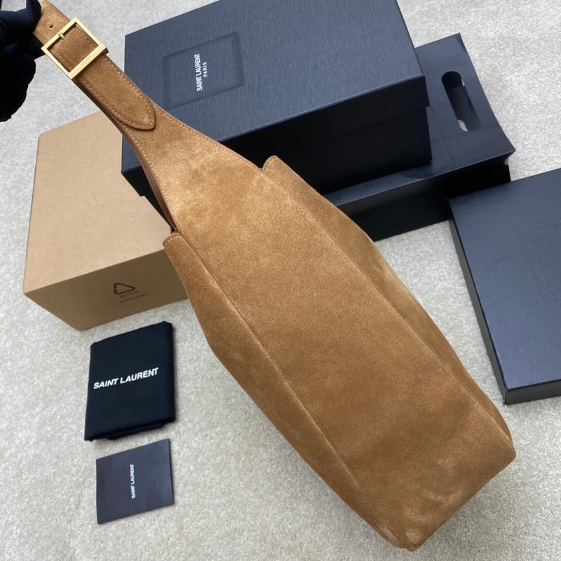 YSL Large LE 5 À 7 bag in soft suede - Image 3