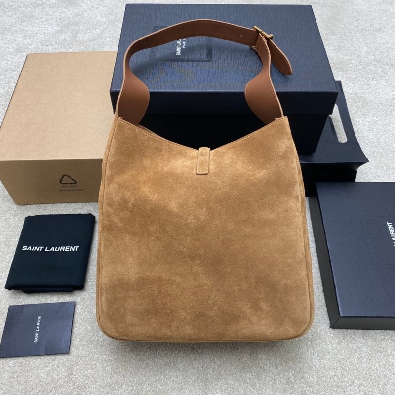 YSL Large LE 5 À 7 bag in soft suede - Image 4