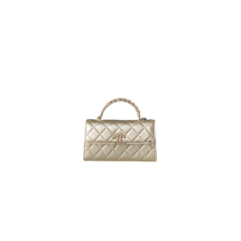 Chanel Large Flap Bag With Top Handle(high-end grade)