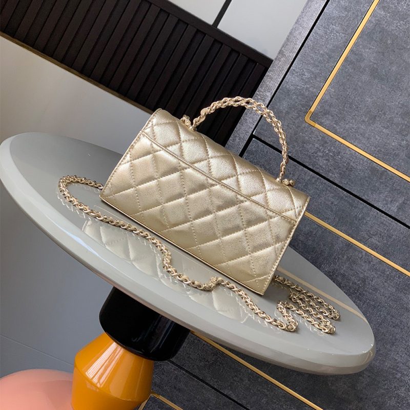 Chanel Large Flap Bag With Top Handle(high-end grade) - Image 4
