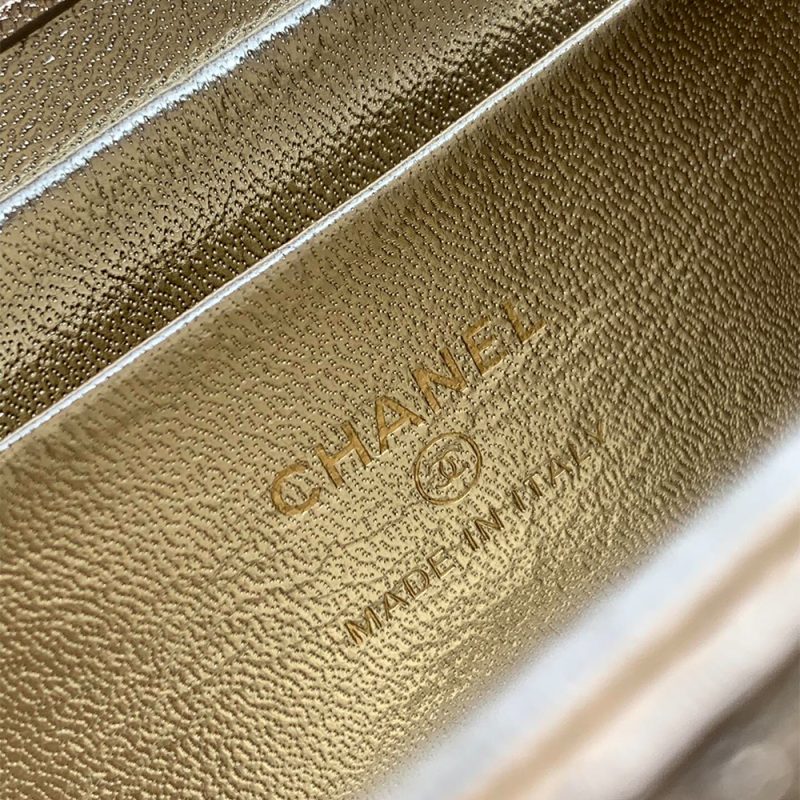 Chanel Large Flap Bag With Top Handle(high-end grade) - Image 7