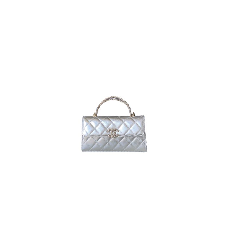 Chanel Large Flap Bag With Top Handle(high-end grade)