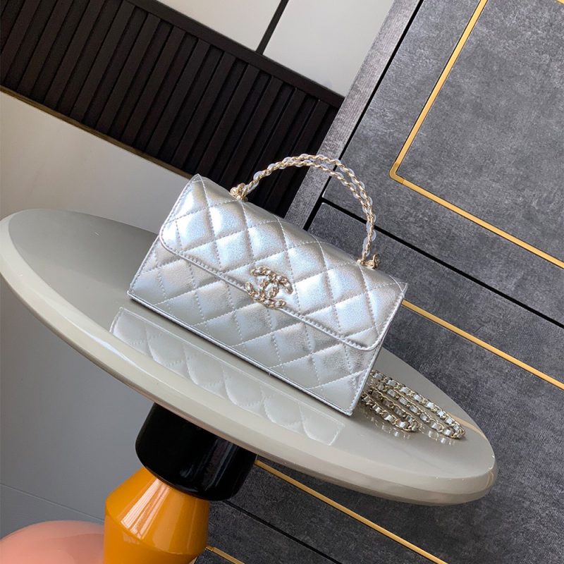 Chanel Large Flap Bag With Top Handle(high-end grade) - Image 2