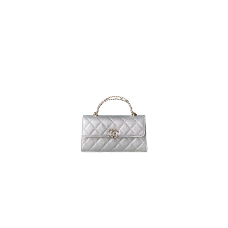Chanel Large Flap Bag With Top Handle(high-end grade)