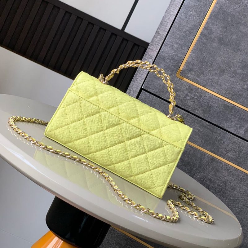 Chanel Large Flap Bag With Top Handle(high-end grade) - Image 4