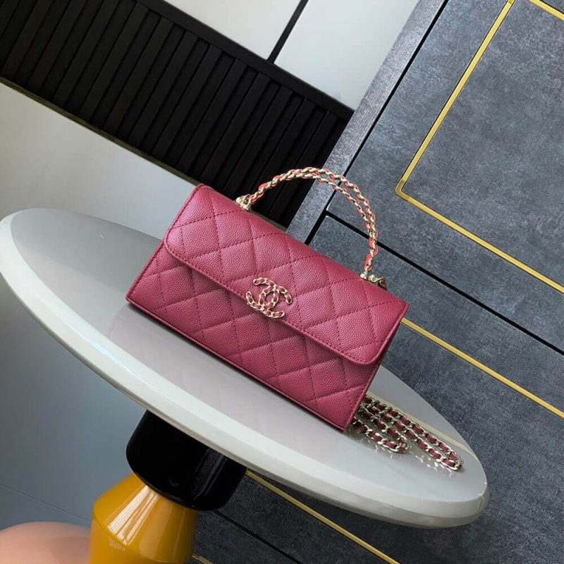 Chanel Large Flap Bag With Top Handle(high-end grade) - Image 2