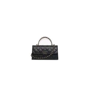 Chanel Large Flap Bag With Top Handle(high-end grade)