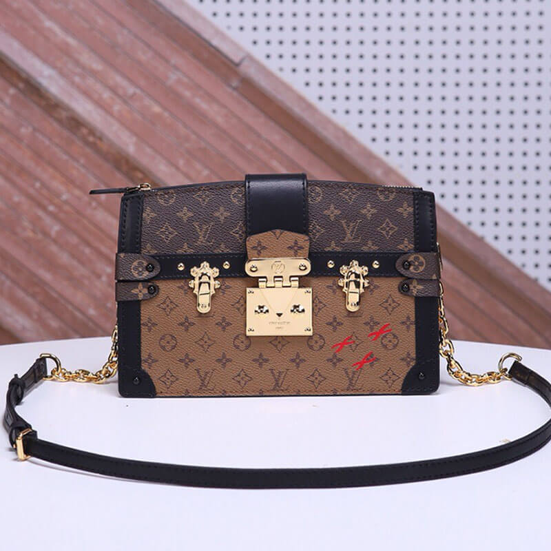 LV Trunk Clutch Handbag 2 LV Trunk Clutch Handbag - Image 2