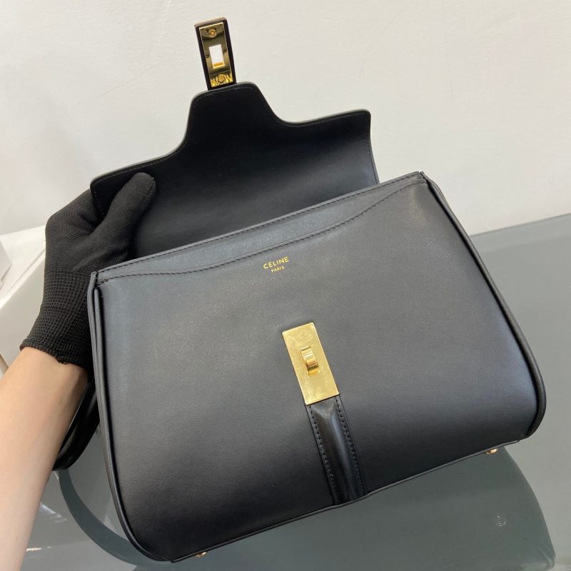CELINE 16 satin calfskin small bag(high-end grade) - Image 7