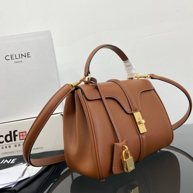 CELINE 16 satin calfskin small bag(high-end grade) - Image 3