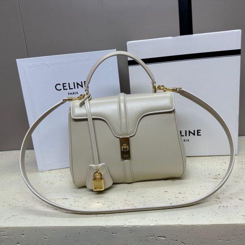 CELINE 16 satin calfskin small bag(high-end grade) - Image 2
