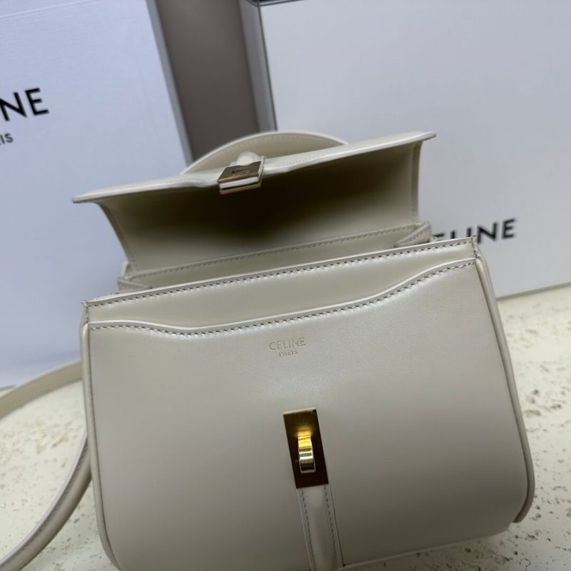 CELINE 16 satin cowhide leather mini bag(high-end grade) - Image 6
