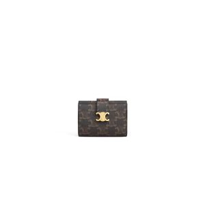 CELINE NINO Logo Print Slim Wallet