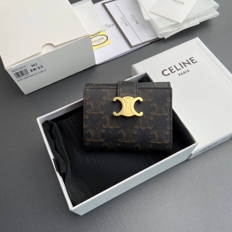 CELINE NINO Logo Print Slim Wallet - Image 2