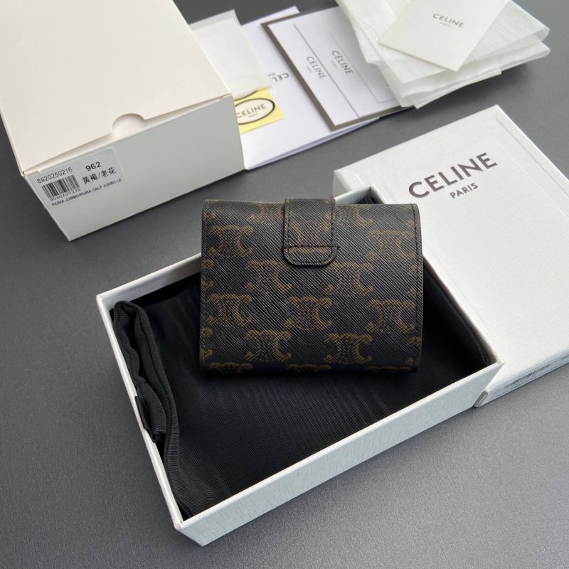 CELINE NINO Logo Print Slim Wallet - Image 3