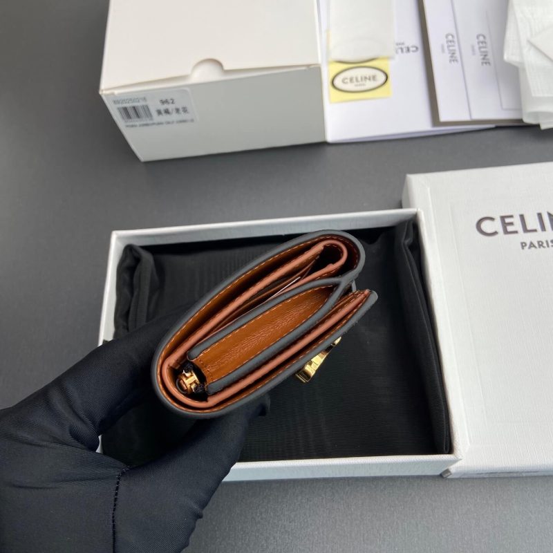 CELINE NINO Logo Print Slim Wallet - Image 4