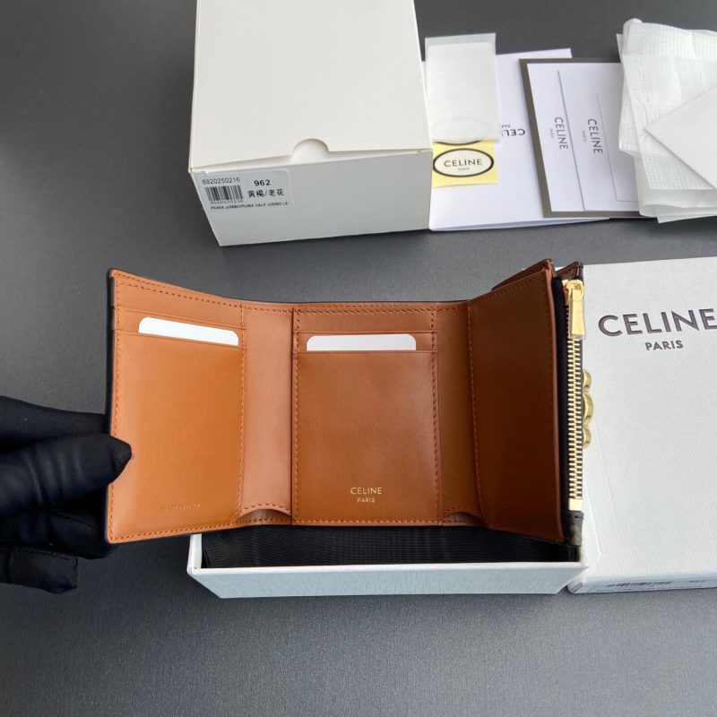 CELINE NINO Logo Print Slim Wallet - Image 7