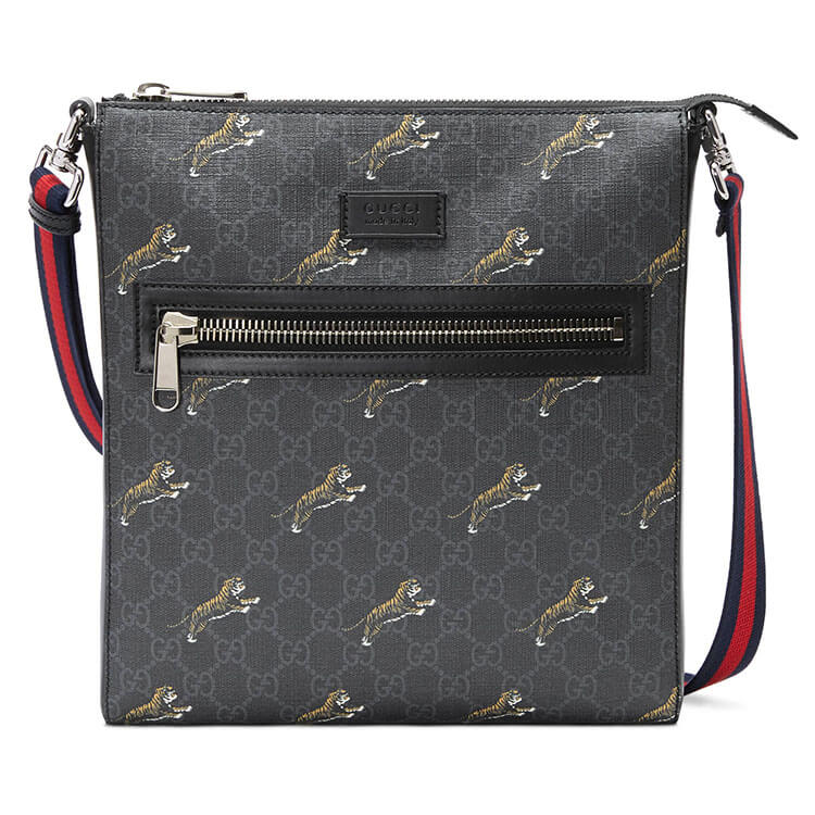 Gucci Bestiary Messenger With Tigers 1 Gucci Bestiary Messenger With Tigers