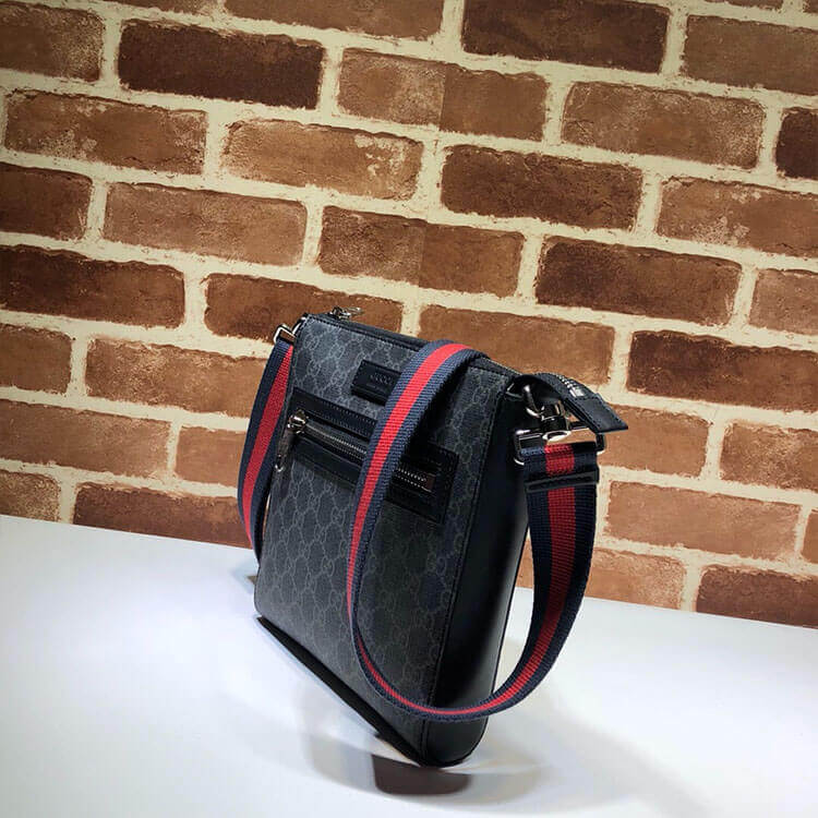 Gucci GG Black Small Messenger Bag 3 Gucci GG Black Small Messenger Bag - Image 3