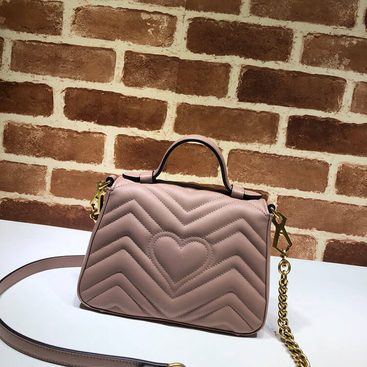 Gucci GG Marmont Mini Top Handle Bag 4 Gucci GG Marmont Mini Top Handle Bag - Image 4