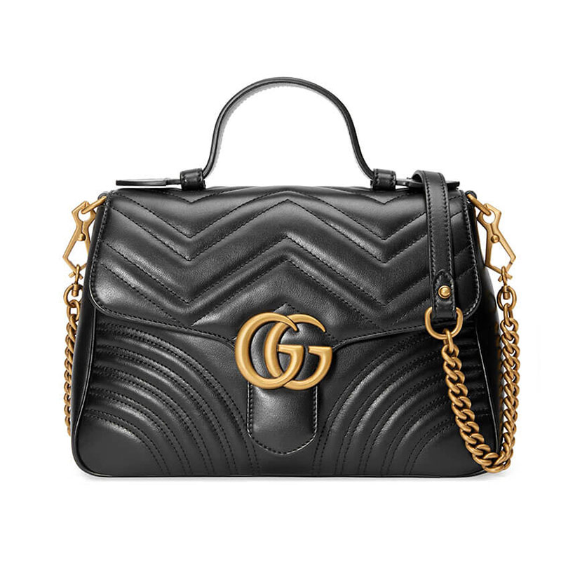 Gucci GG Marmont Small Top Handle Bag 1 Gucci GG Marmont Small Top Handle Bag