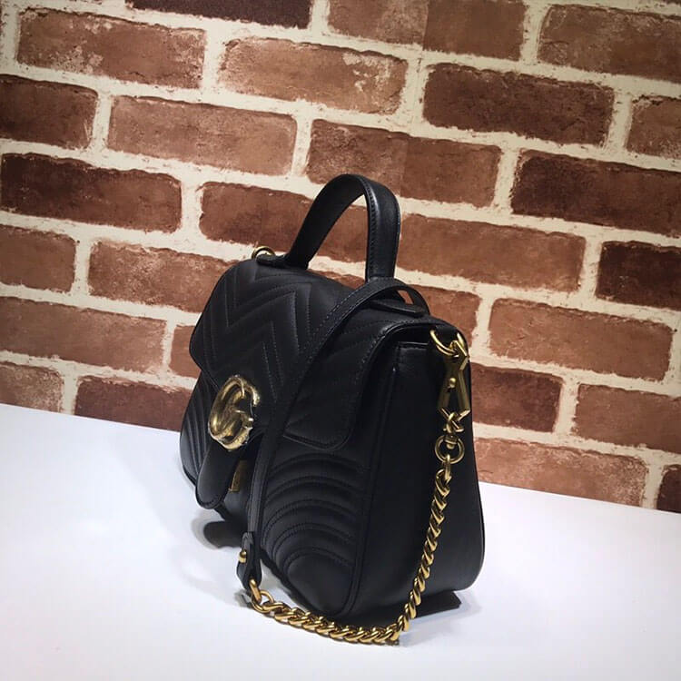 Gucci GG Marmont Small Top Handle Bag 3 Gucci GG Marmont Small Top Handle Bag - Image 3