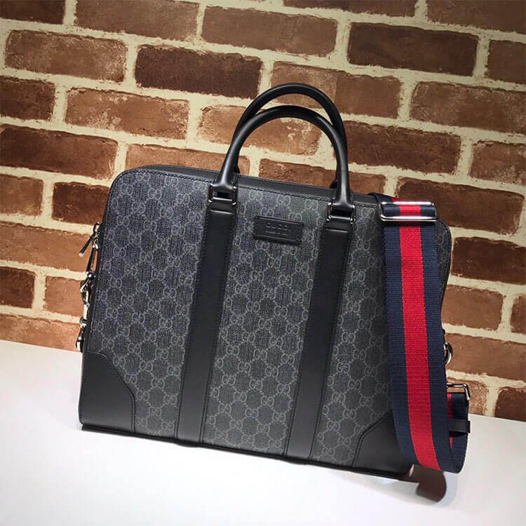 Gucci GG Black Briefcase 2 Gucci GG Black Briefcase - Image 2