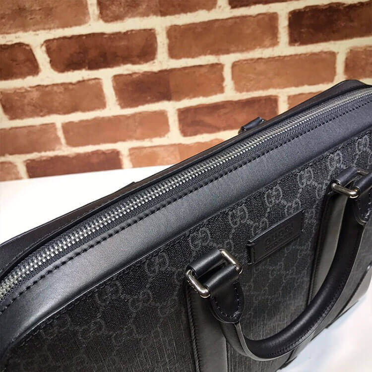 Gucci GG Black Briefcase 6 Gucci GG Black Briefcase - Image 6