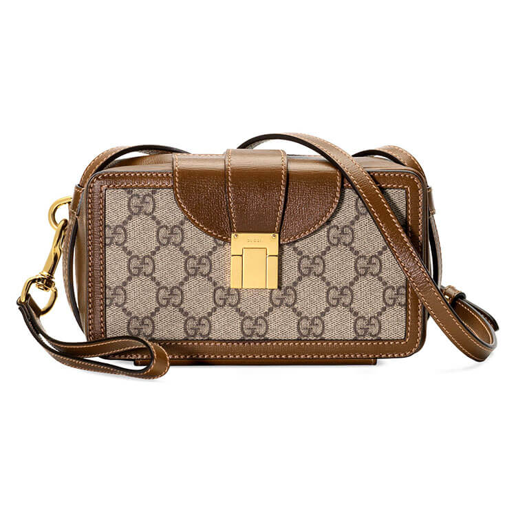 Gucci GG Mini Bag With Clasp Closure 1 Gucci GG Mini Bag With Clasp Closure