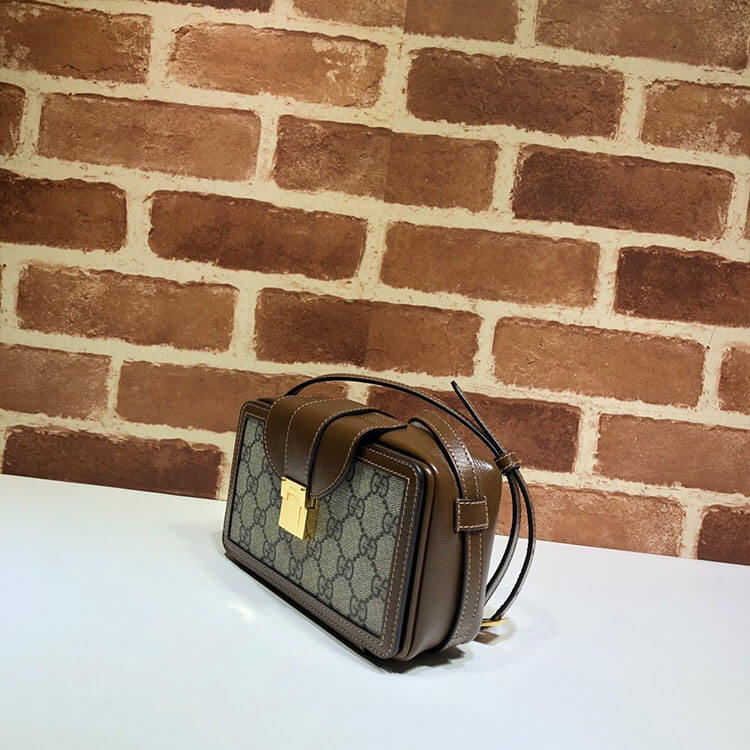 Gucci GG Mini Bag With Clasp Closure 4 Gucci GG Mini Bag With Clasp Closure - Image 4