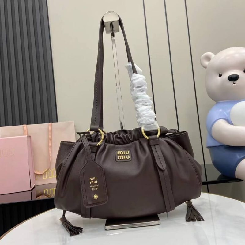 MiuMiu Briarwood Joie Nappa Leather Bag(high-end grade) - Image 2