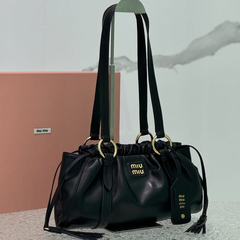 MiuMiu Briarwood Joie Nappa Leather Bag(high-end grade) - Image 3