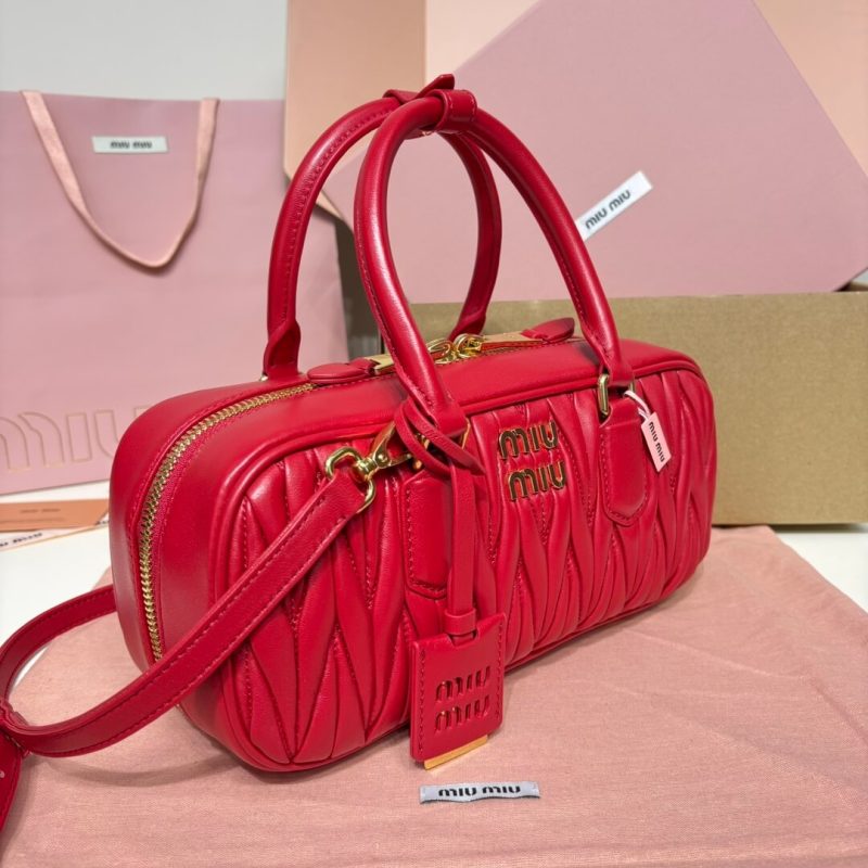 MiuMiu Large Arcadie matelassé nappa leather bag(high-end grade) - Image 3
