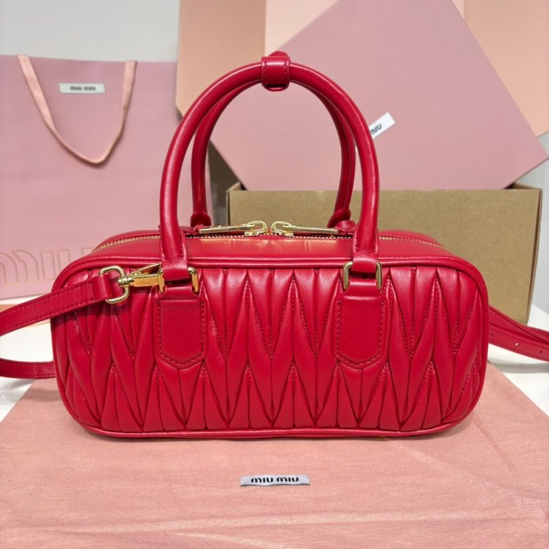 MiuMiu Large Arcadie matelassé nappa leather bag(high-end grade) - Image 4