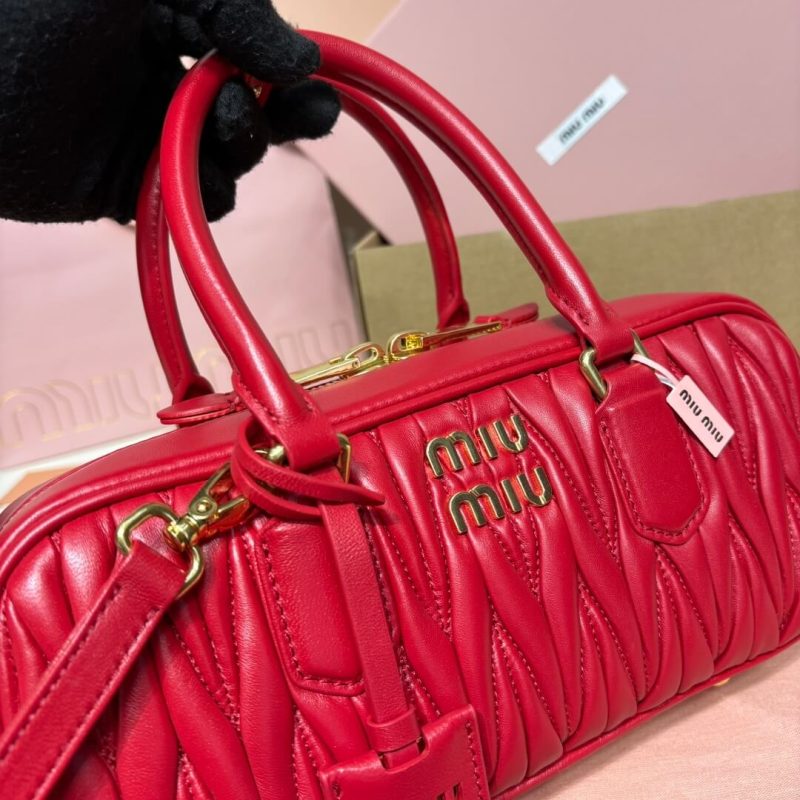 MiuMiu Large Arcadie matelassé nappa leather bag(high-end grade) - Image 6
