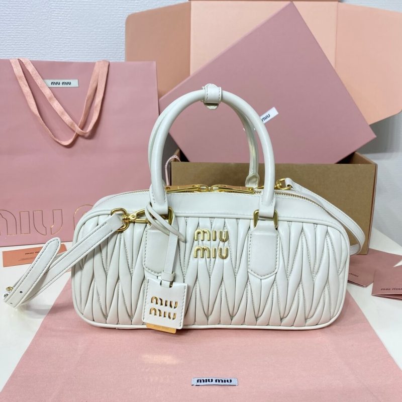 MiuMiu Large Arcadie matelassé nappa leather bag(high-end grade) - Image 2
