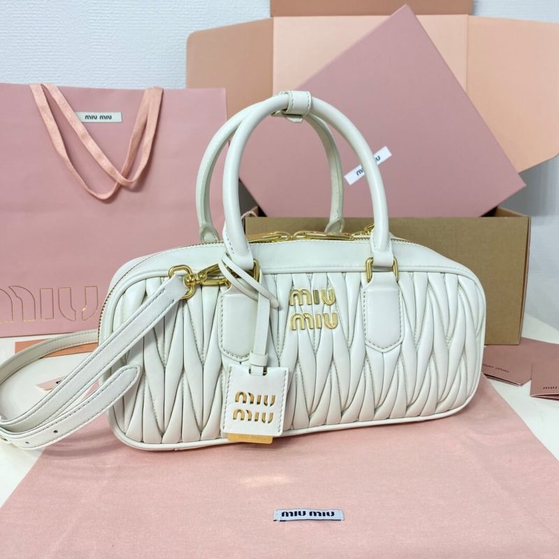 MiuMiu Large Arcadie matelassé nappa leather bag(high-end grade) - Image 3