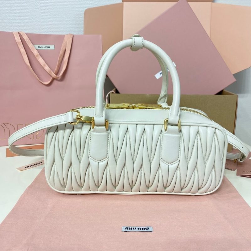 MiuMiu Large Arcadie matelassé nappa leather bag(high-end grade) - Image 4