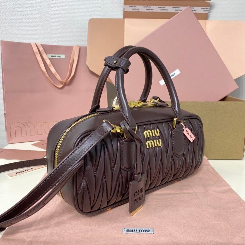 MiuMiu Large Arcadie matelassé nappa leather bag(high-end grade) - Image 3
