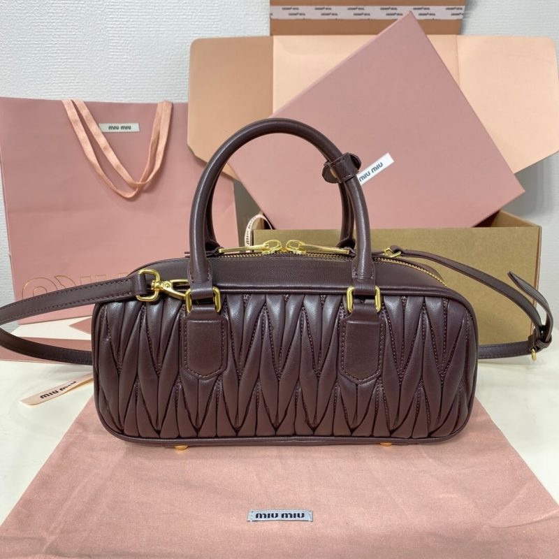 MiuMiu Large Arcadie matelassé nappa leather bag(high-end grade) - Image 4