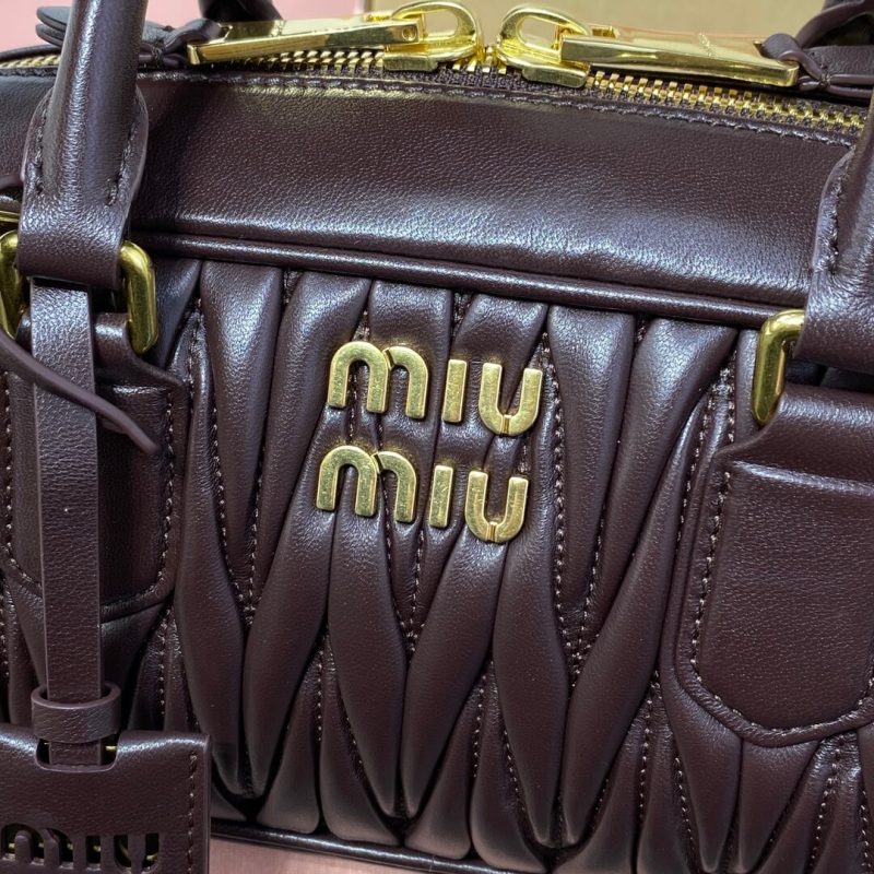 MiuMiu Large Arcadie matelassé nappa leather bag(high-end grade) - Image 6