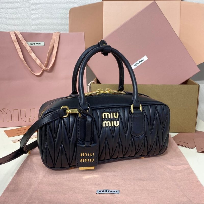 MiuMiu Large Arcadie matelassé nappa leather bag(high-end grade) - Image 3