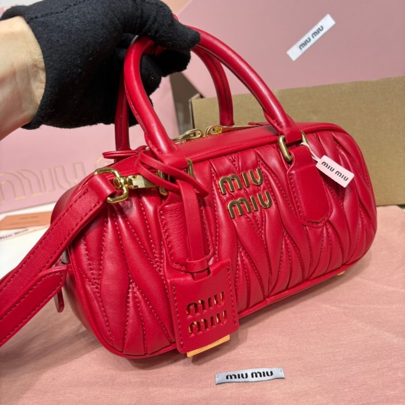MiuMiu Regular Arcadie matelassé nappa leather bag(high-end grade) - Image 6