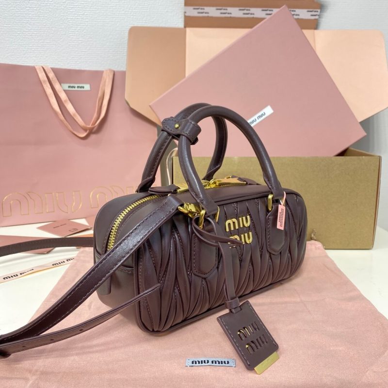 MiuMiu Regular Arcadie matelassé nappa leather bag(high-end grade) - Image 3